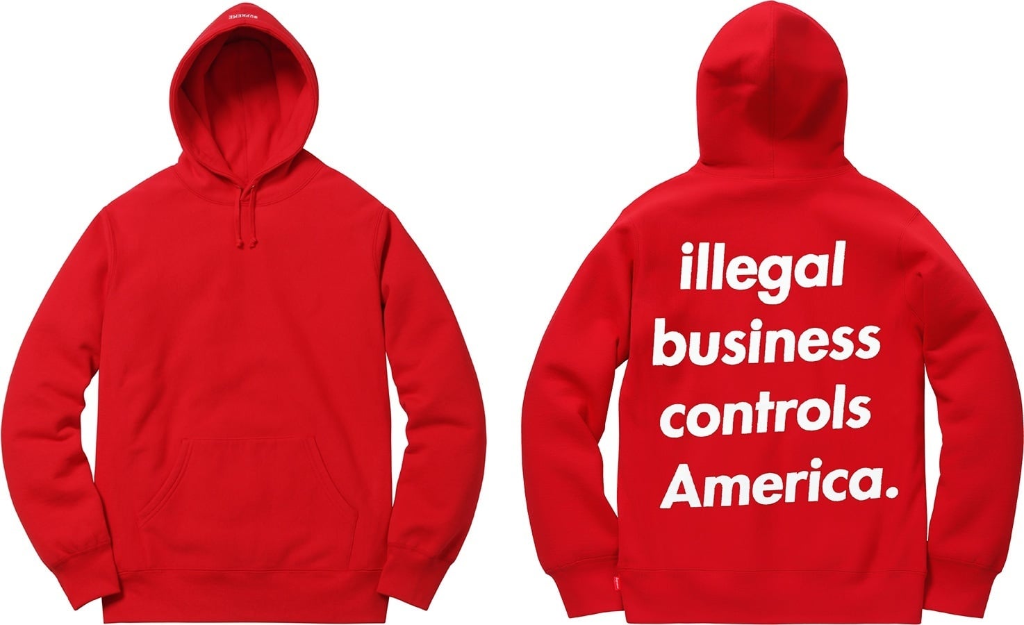 Illegal Business Hooded Sweatshirt